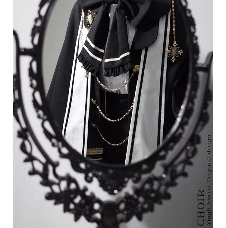 Original Zong Jin Zhi Sen Ouji Prince Lolita Outfit Retro British Noble Cape Suit