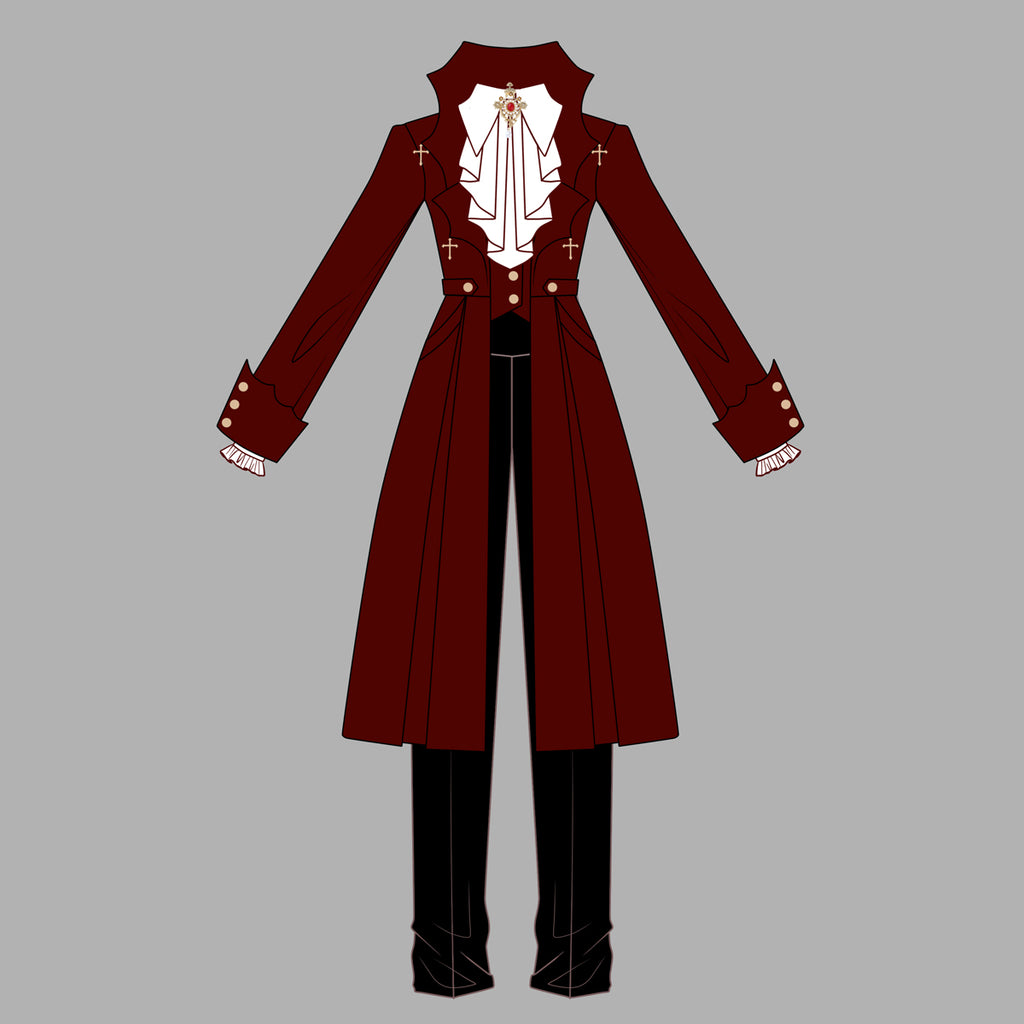 Ouji Fashion Black Pants Dracula Legend Medieval Prince Autumn Winter Trousers