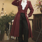 Ouji Fashion Black Pants Dracula Legend Medieval Prince Autumn Winter Trousers