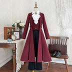 Ouji Fashion Black Pants Dracula Legend Medieval Prince Autumn Winter Trousers