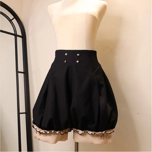 Ouji Fashion Lolita Steampunk Gothic Set Red Black Victorian Prince Style Ensemble