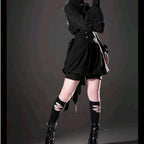 Ouji Fashion Lolita Shirt Gothic Black Prince-Style Top