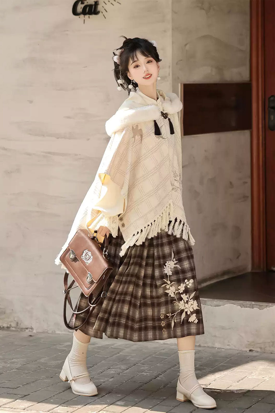 Modern Hanfu clothing Guofeng Banqun Qiudong Set Hanfu dress
