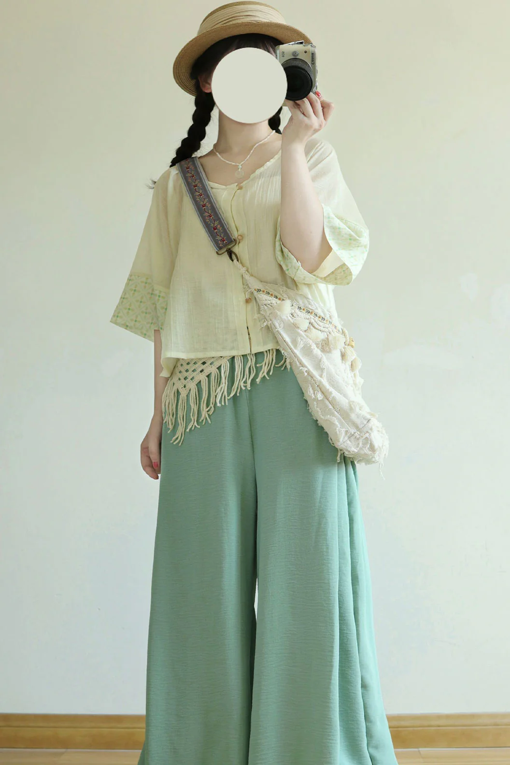 Modern Hanfu Chinese Style Two-piece Set for Daily Wear