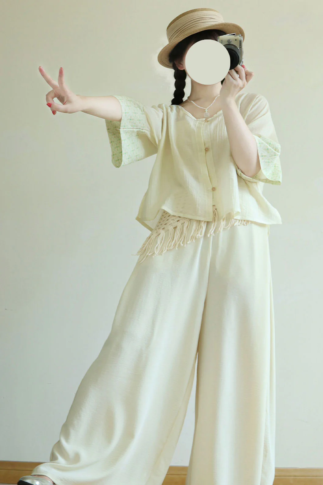 Modern Hanfu Chinese Style Two-piece Set for Daily Wear