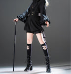 Ouji Fashion Lolita Shirt Gothic Black Prince-Style Top