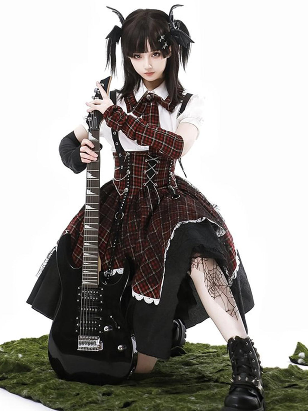 Ouji Fashion Lolita Sweet Hottie Abi Wind Black Dress Vintage Elegant Cute Prince Style Outfit