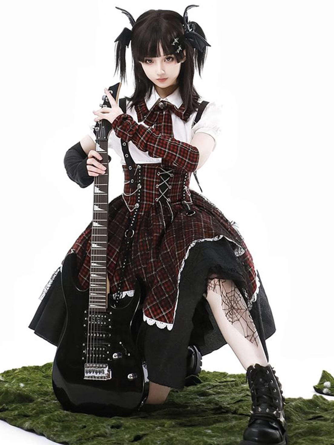 Ouji Fashion Lolita Sweet Hottie Abi Wind Black Dress Vintage Elegant Cute Prince Style Outfit