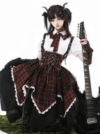 Ouji Fashion Lolita Sweet Hottie Abi Wind Black Dress Vintage Elegant Cute Prince Style Outfit