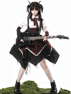 Ouji Fashion Lolita Sweet Hottie Abi Wind Black Dress Vintage Elegant Cute Prince Style Outfit