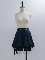 Ouji Gothic Prince Outfit Set – Sapphire Blue Vintage Jacket with Rabbit Ears