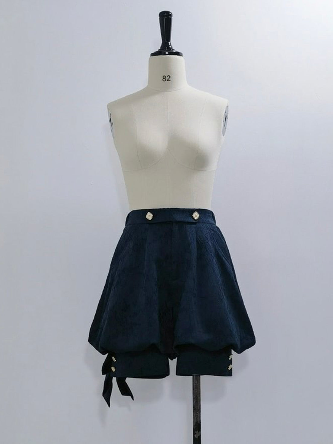 Ouji Gothic Prince Outfit Set – Sapphire Blue Vintage Jacket with Rabbit Ears